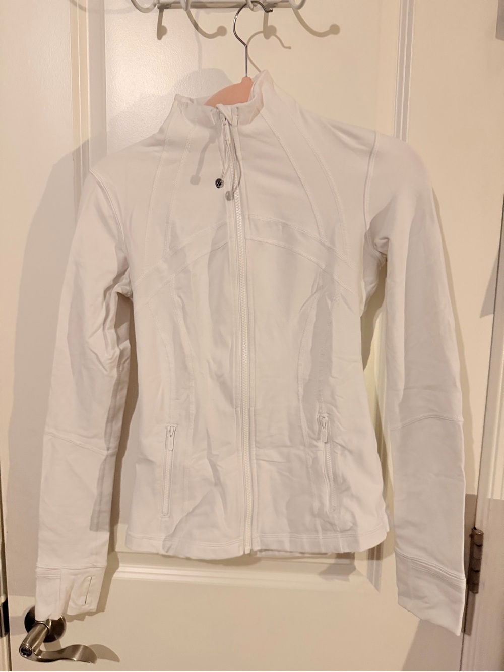 lululemon athletica White Lightweight Zip-Up Bomber